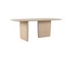 Modus Furniture Liv White Sand Oval Dining Table small image number 1