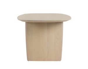 Modus Furniture Liv White Sand Oval Dining Table