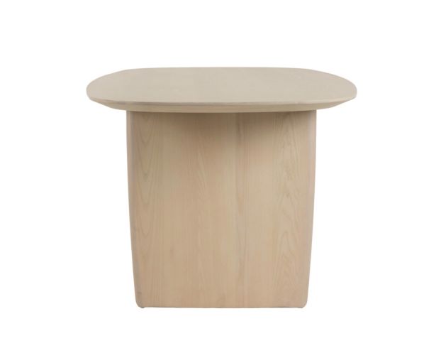 Modus Furniture Liv White Sand Oval Dining Table large image number 2