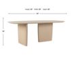 Modus Furniture Liv White Sand Oval Dining Table small image number 5