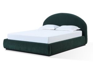 Modus Furniture Flex Emerald Chenille Queen Bed