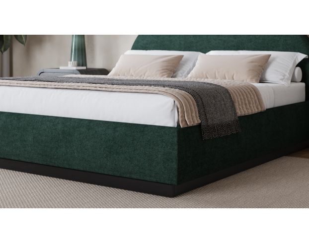 Modus Furniture Flex Emerald Chenille Queen Bed large image number 7