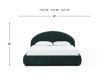 Modus Furniture Flex Emerald Chenille King Bed small image number 9