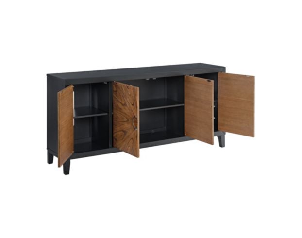 Martin Svensson Home San Tropez Black 4-Door 68-Inch Console large image number 3