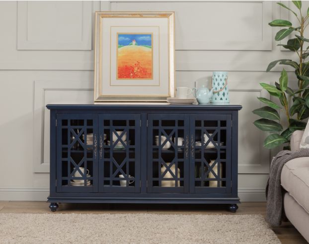 Martin Svensson Home Avalon Catalina Blue 4-Door 63-Inch Console large image number 4