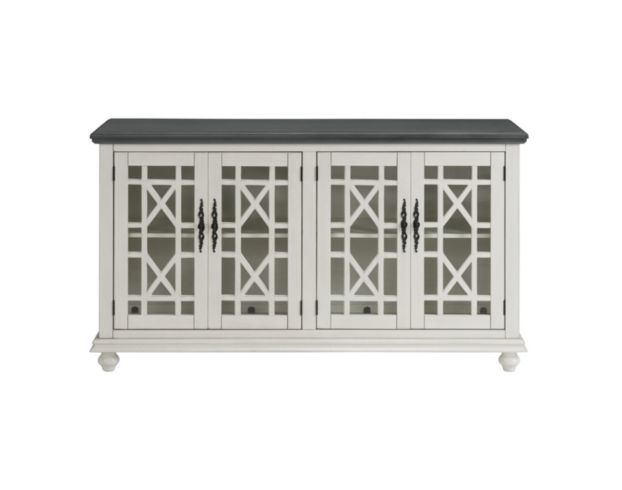 Martin Svensson Home Elegant Gray 4-Door 63-Inch Console large image number 1