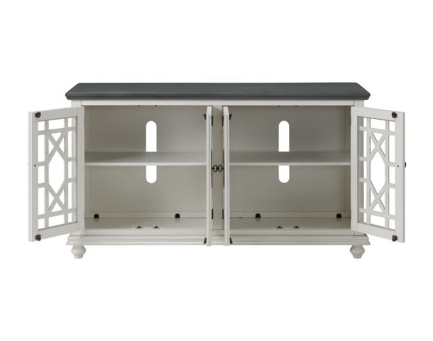 Martin Svensson Home Elegant Gray 4-Door 63-Inch Console large image number 2