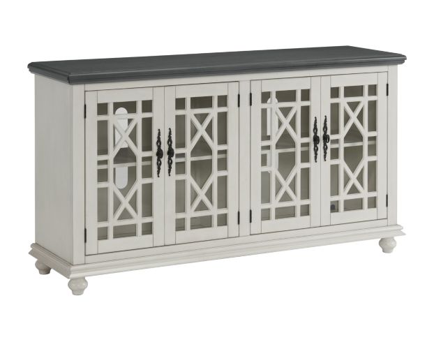 Martin Svensson Home Elegant Gray 4-Door 63-Inch Console large image number 3