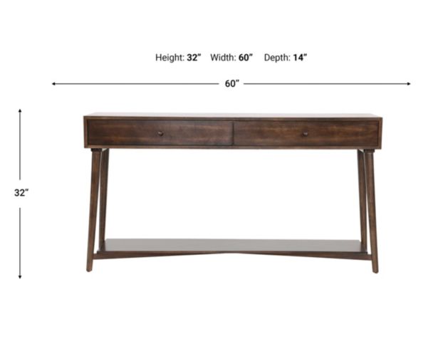 Martin Svensson Home Mid-Century Modern Walnut Sofa Table large image number 9