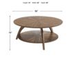 Martin Svensson Home LAX Round Nutmeg Coffee Table small image number 5