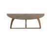 Martin Svensson Home Lax Nutmeg Brown Wood Half-Moon Sofa Table small image number 5