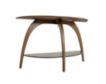 Martin Svensson Home Lax Nutmeg Brown Wood Half-Moon Sofa Table small image number 6