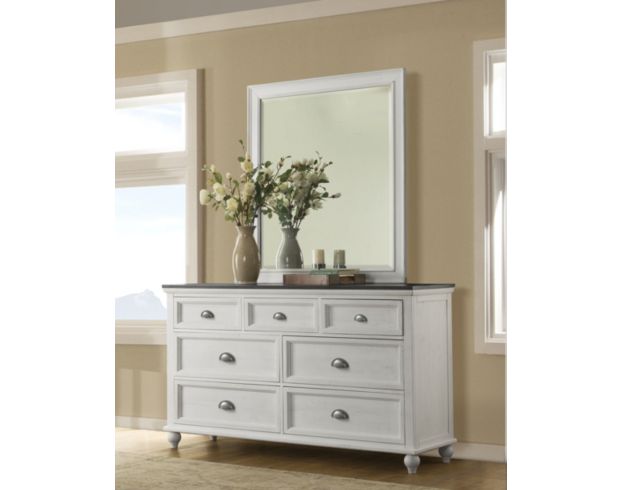Martin Svensson Home Monterey White, White Dresser With Large Mirror