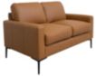 North American Leather Condo Genuine Leather Loveseat small image number 2