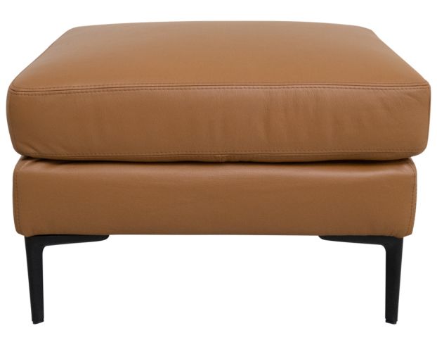 North American Leather Condo Genuine Leather Ottoman large image number 1