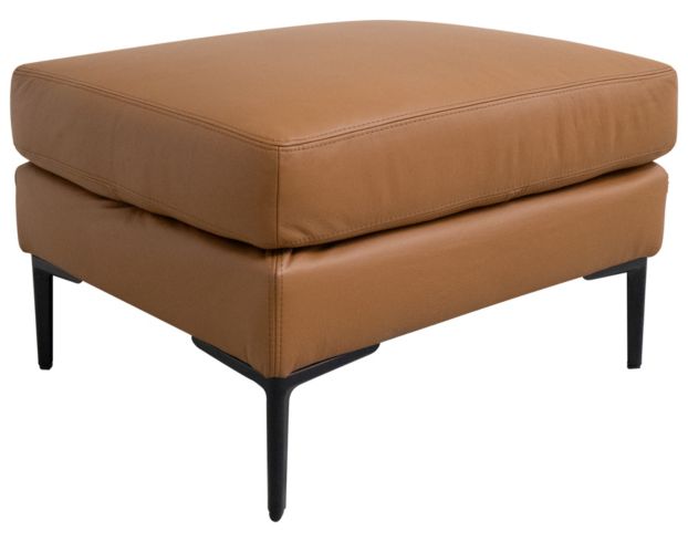 North American Leather Condo Genuine Leather Ottoman large image number 2