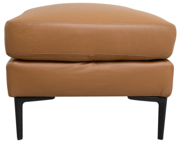 North American Leather Condo Genuine Leather Ottoman large image number 3