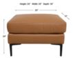 North American Leather Condo Genuine Leather Ottoman small image number 5