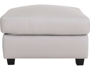 North American Leather Metro 100% Leather Ottoman