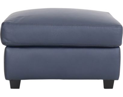 North American Leather Icon Genuine Leather Ottoman