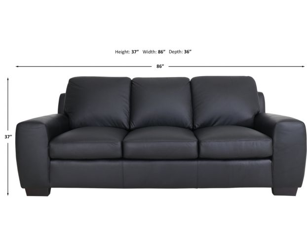 North American Leather Vantage 100% Leather Sofa large image number 6