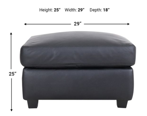 American deals leather ottoman