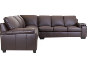North American Leather Maxwell 100% Leather 2-Piece Sectional
