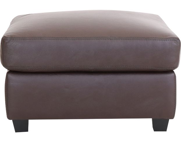 North American Leather Maxwell 100% Leather Ottoman large image number 1