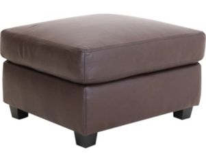 North American Leather Maxwell 100% Leather Ottoman
