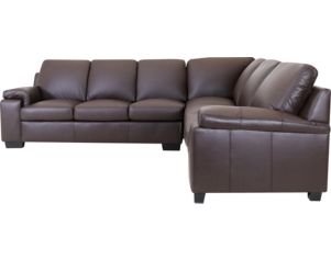 North American Leather Maxwell 100% Leather 2-Piece Sectional