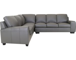 North American Leather Vantage 100% Leather 2-Piece Sectional