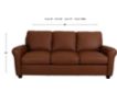 North American Leather Laguna 100% Leather Sofa small image number 6