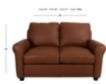 North American Leather Laguna 100% Leather Loveseat small image number 6