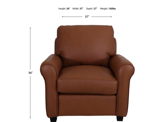 North American Leather Laguna 100% Leather Chair large image number 6