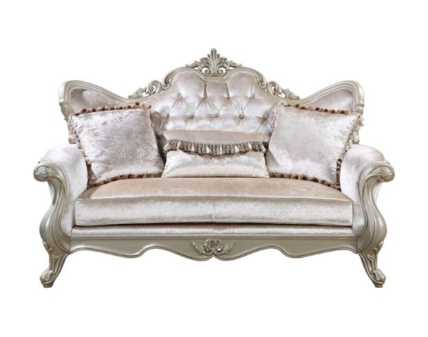 New Classic Home Furnishings Monique Pearl Silver Loveseat large image number 1