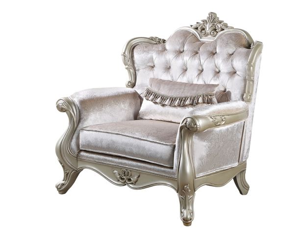 New Classic Home Furnishings Monique Pearl Silver Chair large image number 2