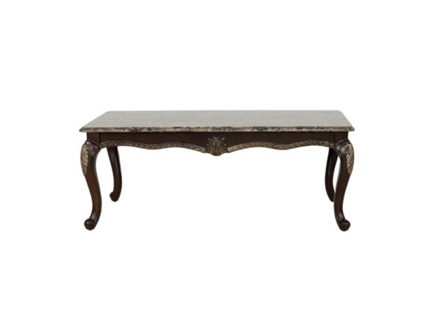 New Classic Home Furnishings Maximus Brown Coffee Table large image number 1