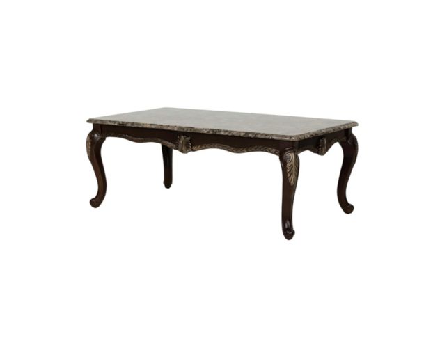 New Classic Home Furnishings Maximus Brown Coffee Table large image number 2