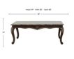 New Classic Home Furnishings Maximus Brown Coffee Table small image number 6