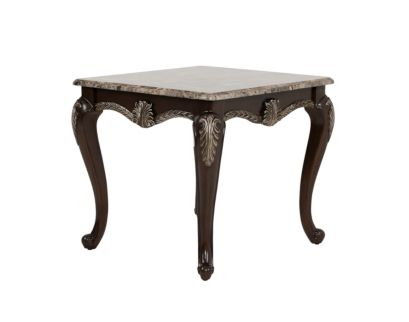 New Classic Home Furnishings Maximus Brown End Table