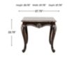 New Classic Home Furnishings Maximus Brown End Table small image number 4