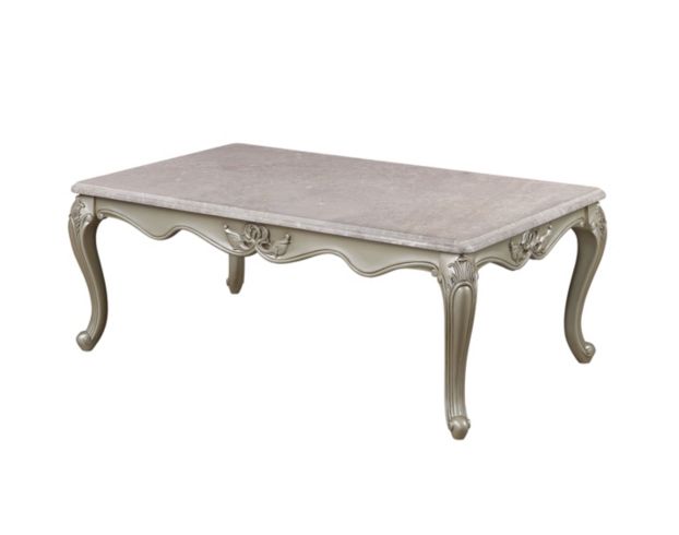 New Classic Home Furnishings Monique Pearl Silver Coffee Table large image number 1