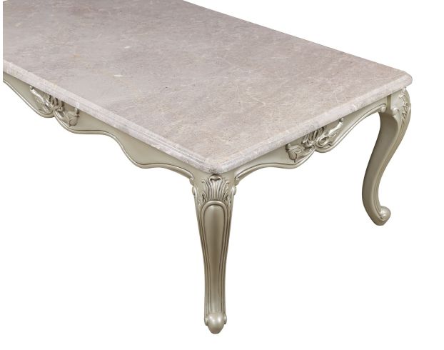 New Classic Home Furnishings Monique Pearl Silver Coffee Table large image number 4