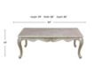 New Classic Home Furnishings Monique Pearl Silver Coffee Table small image number 5