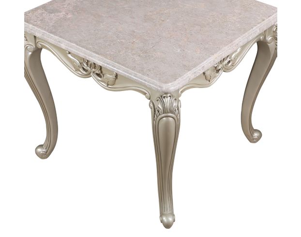 New Classic Home Furnishings Monique Pearl Silver End Table large image number 3