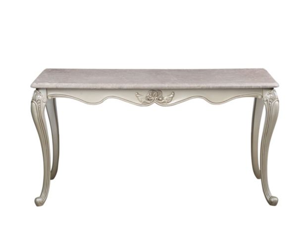 New Classic Home Furnishings Monique Pearl Silver Sofa Table large image number 1