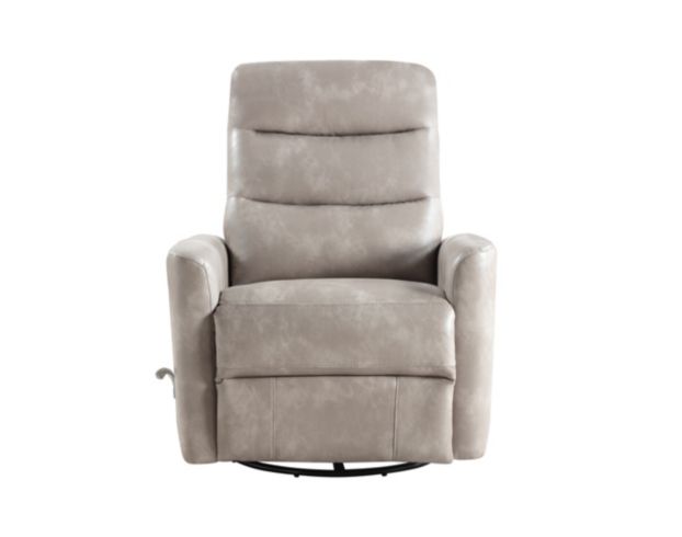 New Classic Home Furnishings Takami Gray Swivel Glider Recliner large image number 1