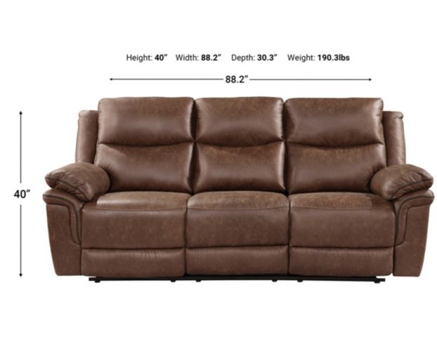 New Classic Home Furnishings Ryland Reclining Sofa & Glider Recliner large image number 7