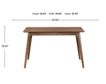 New Classic Home Furnishings Oscar Mid-Century Modern Wood Counter Table small image number 6