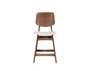 New Classic Home Furnishings Oscar Mid-Century Modern Wood Counter Stool